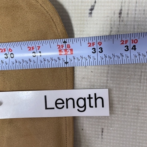 Kensie Dress Microsuede Sheath Tan Khaki Medium - Picture 11 of 15